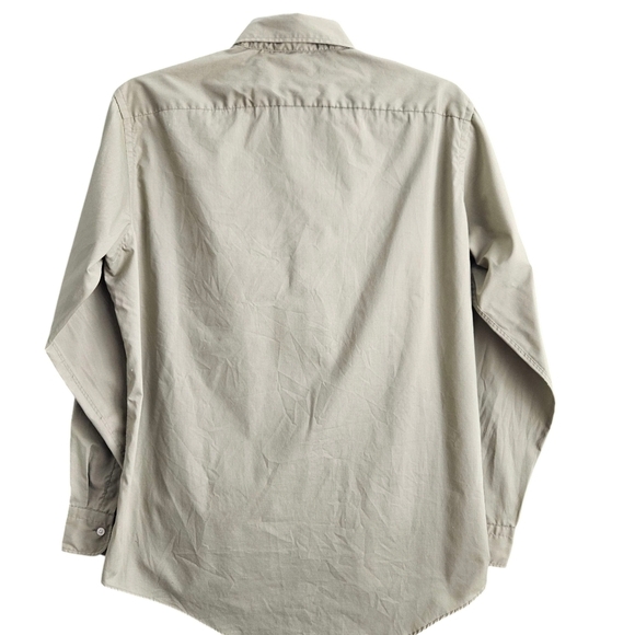 Christian Dior Monsieur Long Sleeve Button Down Shirt Size 16/34-35 Green - Picture 2 of 7